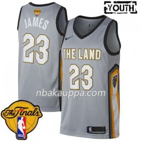 Cleveland Cavaliers LeBron James 23 2018 NBA Finals Patch Nike Vihreä Pelipaidat Swingman - Lasten